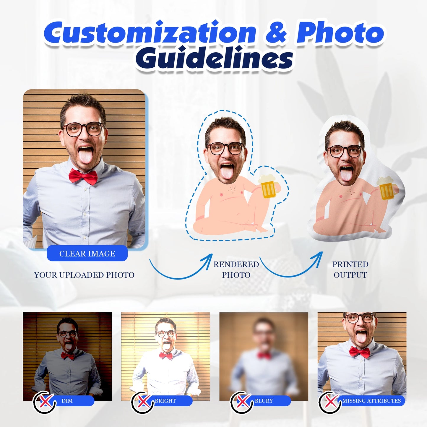 Custom Personalized Pillow