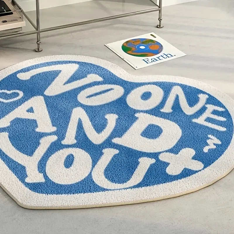 Creative Heart Shape Rug for Living Room or Bedroom