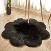 NG Cloud Shape Faux Wool Area Rug for Living Room