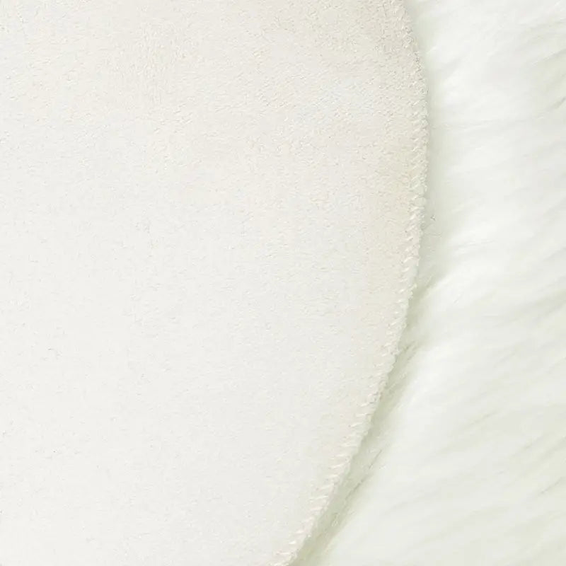 NG Cloud Shape Faux Wool Area Rug for Living Room