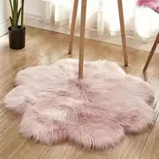 NG Cloud Shape Faux Wool Area Rug for Living Room
