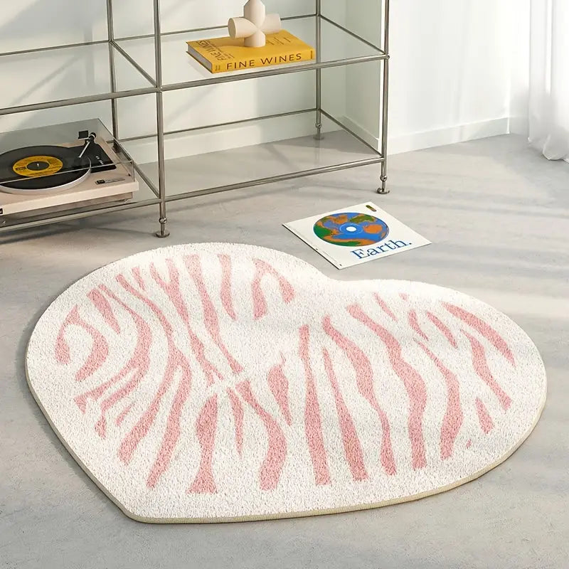 Creative Heart Shape Rug for Living Room or Bedroom