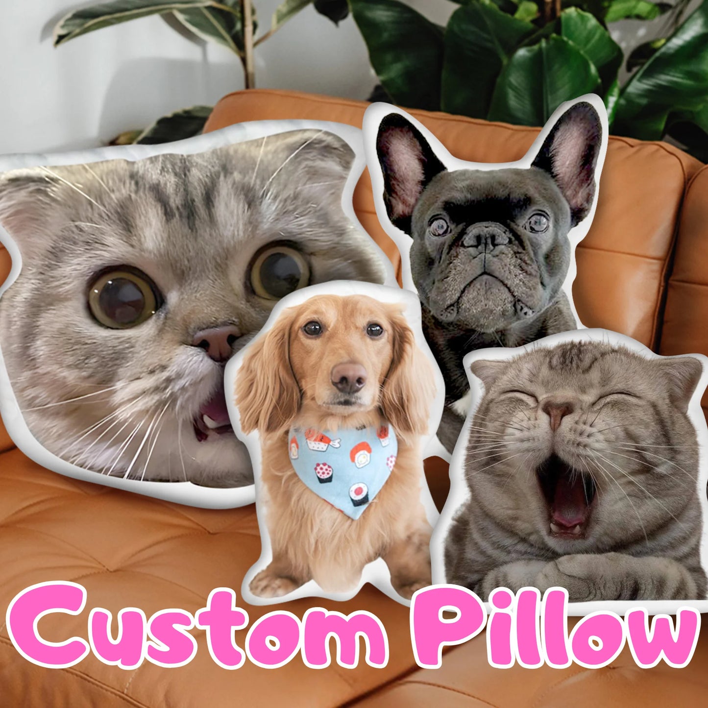 Custom Pets  Photo  Pillow